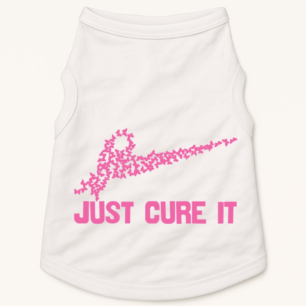 Just Cure It Breast Cancer Doggie Tank
