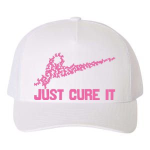 Just Cure It Breast Cancer Yupoong Adult 5-Panel Trucker Hat