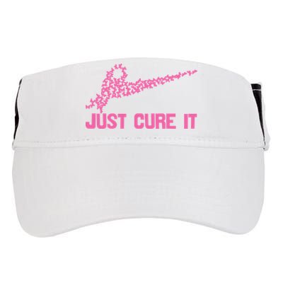 Just Cure It Breast Cancer Adult Drive Performance Visor