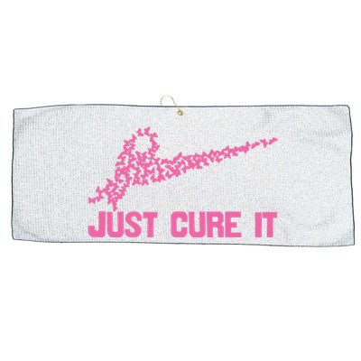 Just Cure It Breast Cancer Large Microfiber Waffle Golf Towel