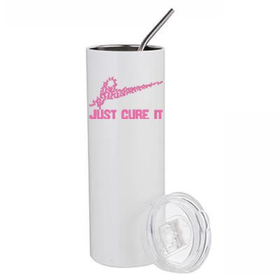 Just Cure It Breast Cancer Stainless Steel Tumbler