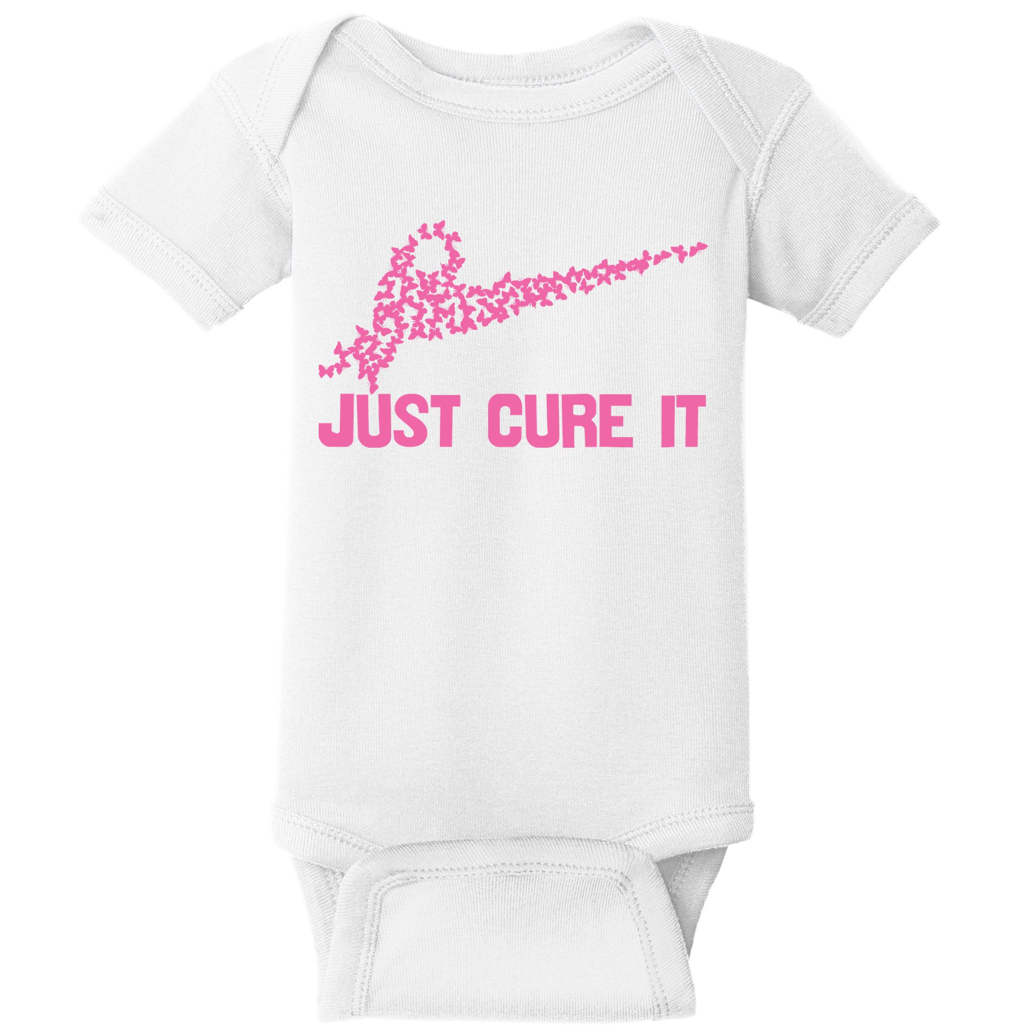 Just Cure It Breast Cancer Baby Bodysuit