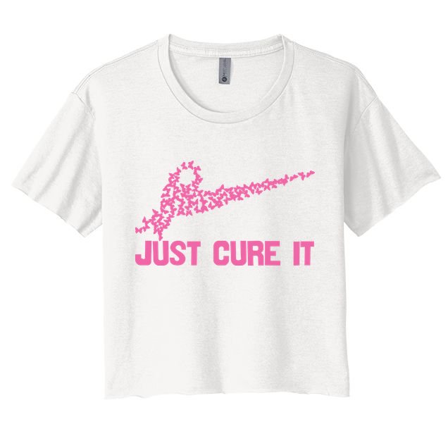 Just Cure It Breast Cancer Crop Top