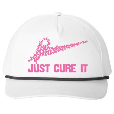 Just Cure It Breast Cancer Snapback Five-Panel Rope Hat