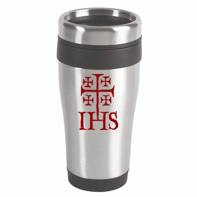 Jerusalem Cross Ihs Knights Templar 16oz Travel Tumbler