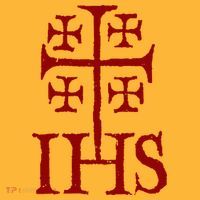 Jerusalem Cross Ihs Knights Templar Sustainable Knit Beanie