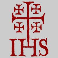 Jerusalem Cross Ihs Knights Templar Tie-Dye T-Shirt