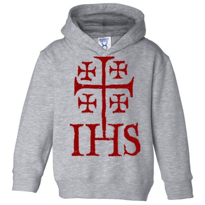 Jerusalem Cross Ihs Knights Templar Toddler Hoodie