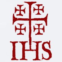 Jerusalem Cross Ihs Knights Templar Sueded Cloud Jersey T-Shirt