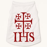 Jerusalem Cross Ihs Knights Templar Doggie Tank