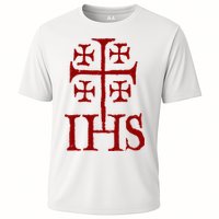 Jerusalem Cross Ihs Knights Templar Performance Shirt