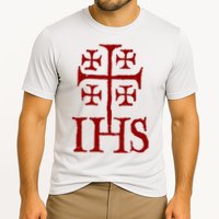 Jerusalem Cross Ihs Knights Templar Performance Shirt