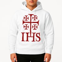 Jerusalem Cross Ihs Knights Templar Hoodie