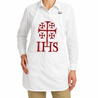 Jerusalem Cross Ihs Knights Templar Apron