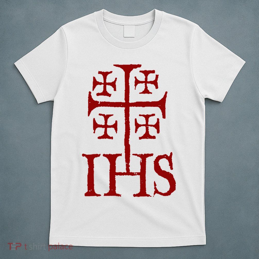 Jerusalem Cross Ihs Knights Templar T-Shirt