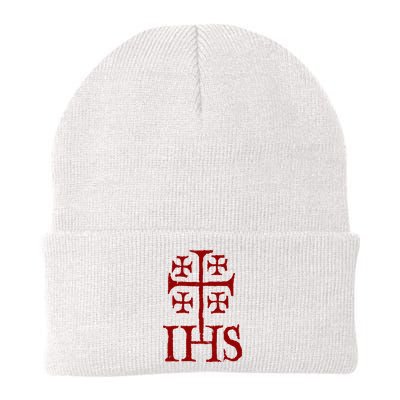Jerusalem Cross Ihs Knights Templar Beanie