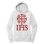 Jerusalem Cross Ihs Knights Templar Women's Pullover Hoodie