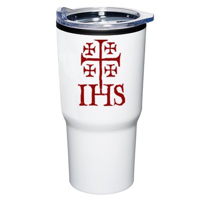 Jerusalem Cross Ihs Knights Templar Tumbler
