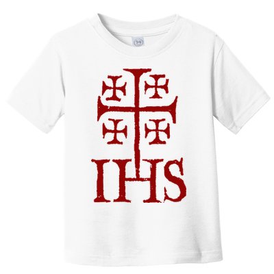 Jerusalem Cross Ihs Knights Templar Toddler T-Shirt