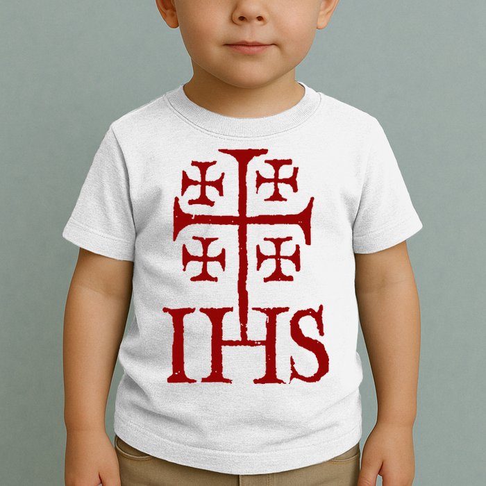 Jerusalem Cross Ihs Knights Templar Toddler T-Shirt