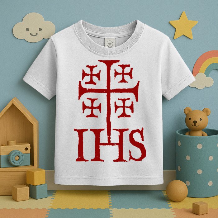 Jerusalem Cross Ihs Knights Templar Toddler T-Shirt