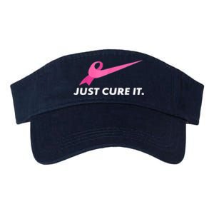 Just Cure It Breast Cancer Awareness Valucap Bio-Washed Visor