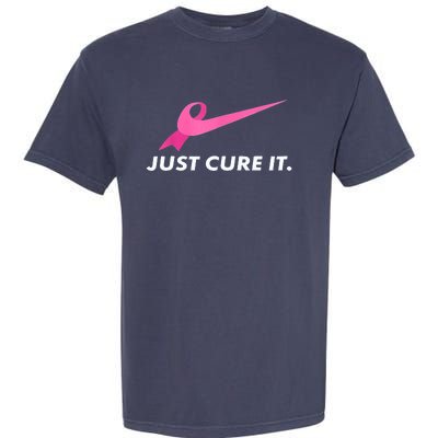 Just Cure It Breast Cancer Awareness Garment-Dyed Heavyweight T-Shirt