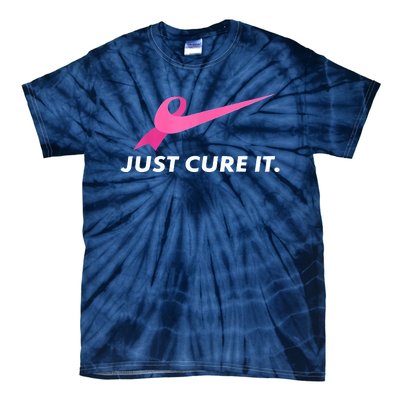 Just Cure It Breast Cancer Awareness Tie-Dye T-Shirt