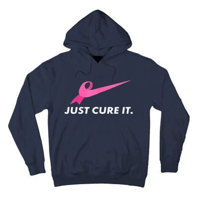 Just Cure It Breast Cancer Awareness Tall Hoodie