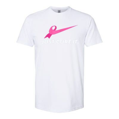 Just Cure It Breast Cancer Awareness Softstyle® CVC T-Shirt