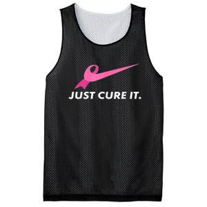 Just Cure It Breast Cancer Awareness Mesh Reversible Basketball Jersey Tank