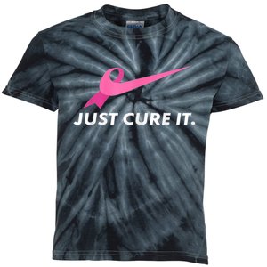 Just Cure It Breast Cancer Awareness Kids Tie-Dye T-Shirt