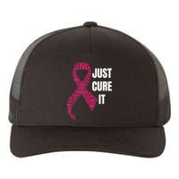 Just Cure It Breast Cancer Awareness Yupoong Adult 5-Panel Trucker Hat