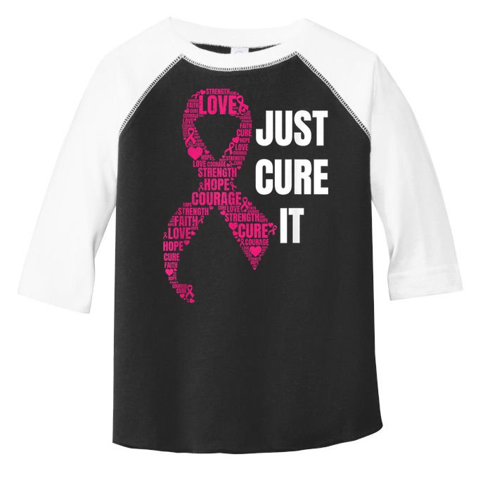 Just Cure It Breast Cancer Awareness Toddler Fine Jersey T-Shirt