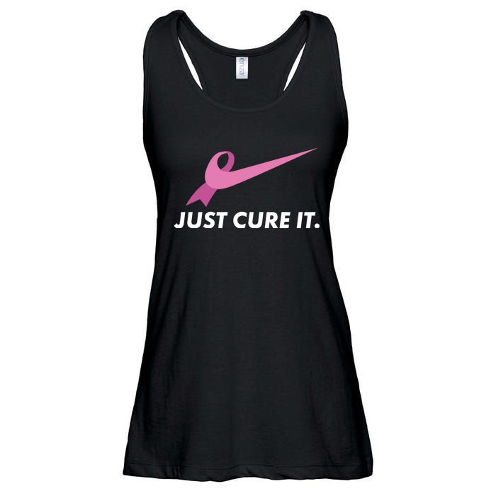 Just Cure It Breast Cancer Awareness Ladies Essential Flowy Tank