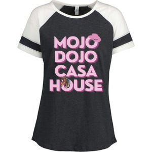 Just Chilling In My Mojo Dojo Casa House Ken Enza Ladies Jersey Colorblock Tee