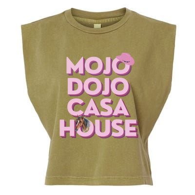 Just Chilling In My Mojo Dojo Casa House Ken Garment-Dyed Women's Muscle Tee