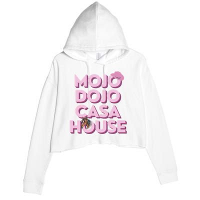 Just Chilling In My Mojo Dojo Casa House Ken Crop Fleece Hoodie