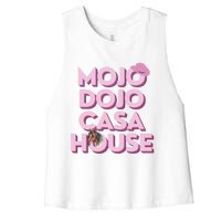 Just Chilling In My Mojo Dojo Casa House Ken Women's Racerback Cropped Tank