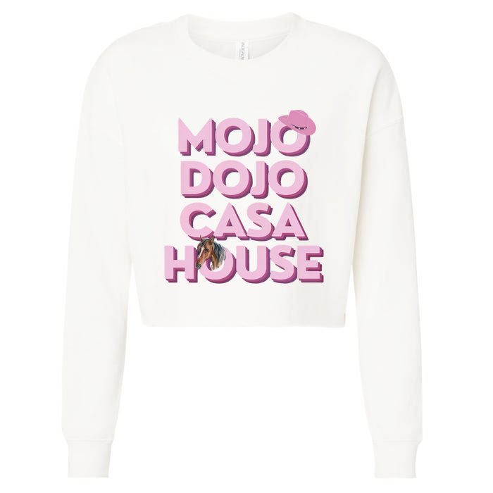 Just Chilling In My Mojo Dojo Casa House Ken Cropped Pullover Crew