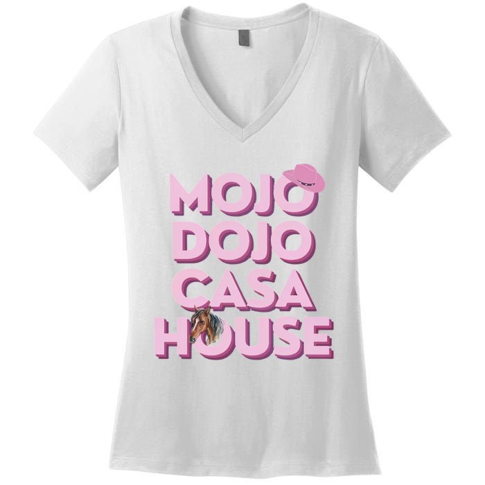 Just Chilling In My Mojo Dojo Casa House Ken Women's V-Neck T-Shirt