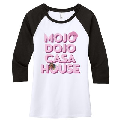 Just Chilling In My Mojo Dojo Casa House Ken Women's Tri-Blend 3/4-Sleeve Raglan Shirt