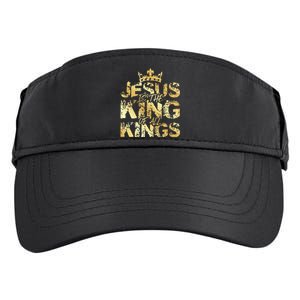 Jesus Christ Is King Faith Gold Bible Quote Gift Adult Drive Performance Visor