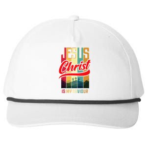 Jesus Christ Is My Saviour Jesus Is My Savior King & Lord Snapback Five-Panel Rope Hat