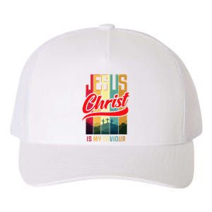 Jesus Christ Is My Saviour Jesus Is My Savior King & Lord Yupoong Adult 5-Panel Trucker Hat