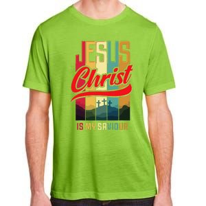 Jesus Christ Is My Saviour Jesus Is My Savior King & Lord Adult ChromaSoft Performance T-Shirt