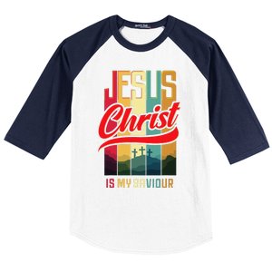 Jesus Christ Is My Saviour Jesus Is My Savior King & Lord Baseball Sleeve Shirt