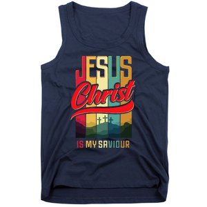 Jesus Christ Is My Saviour Jesus Is My Savior King & Lord Tank Top