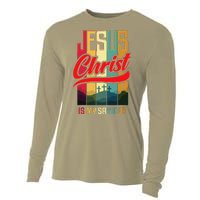 Jesus Christ Is My Saviour Jesus Is My Savior King & Lord Cooling Performance Long Sleeve Crew