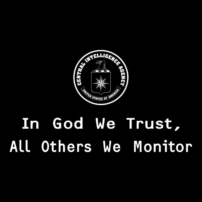 Jack Cia In God We Trust All Others We Monitor Cooling Performance Crew T-Shirt